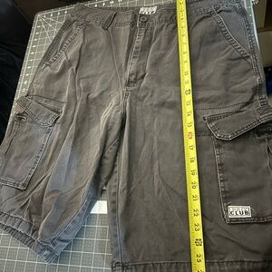 Club Room Men's Charcoal Cargo Shorts